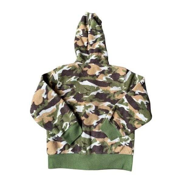 Peanuts & Ollie Kids Camouflage Zip Up Hoodie Size 4 - Picture 3 of 3